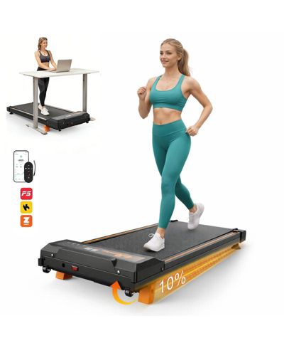 Redliro Беговая дорожка под стол с наклоном Walking Pad для дома и офиса, портативная