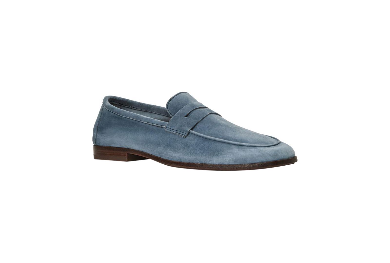 Aquatalia Men's Slip-On Round-Toe Loafers