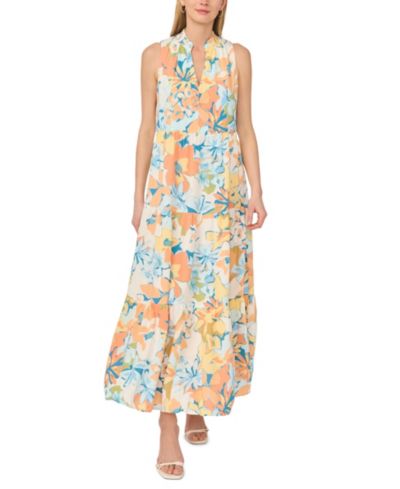 Женское платье-макси Vince Camuto Sleeveless V-Neck