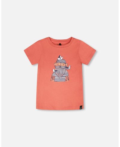 Deux par Deux Toddler Boys Cotton Short Sleeve T-Shirt