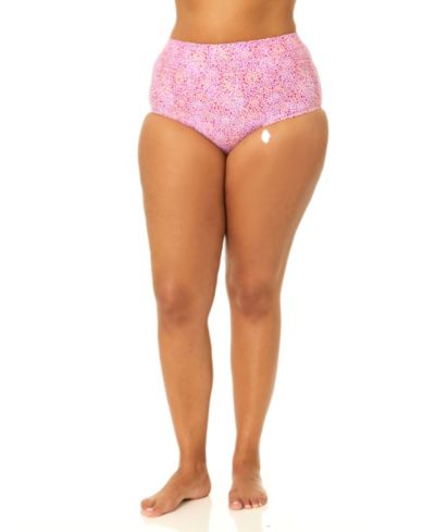 Raisins Curve Plus Size Island High-Waist Printed плавки для плавания