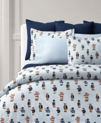 Комплект из 3 чехлов на одеяло Polo Ralph Lauren Teddy Bear Stripe, King