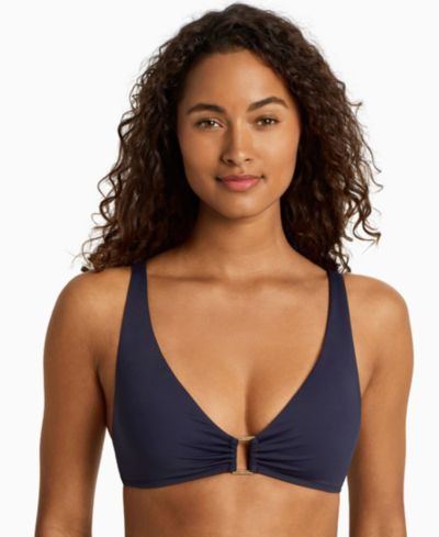 Lauren Ralph Lauren Женский Ring Over-The-Shoulder V-Neck Bikini Top