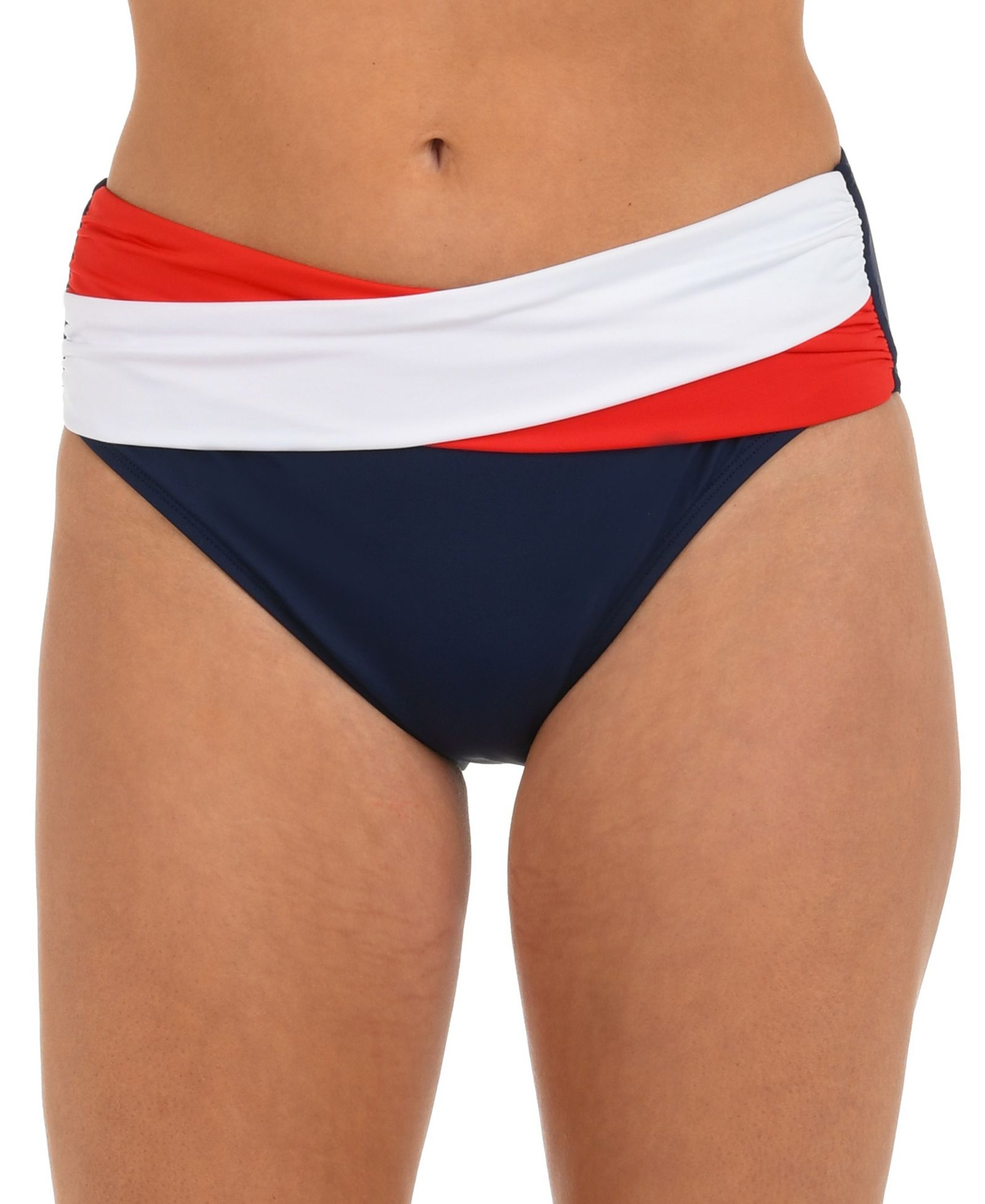 Плавки La Blanca Women's Americana Mid-Waist Twist Front Swim Bottoms