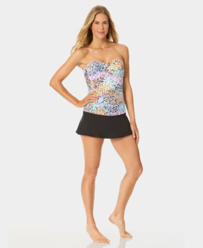 Anne Cole Women's Twist-Front Strapless Tankini Top