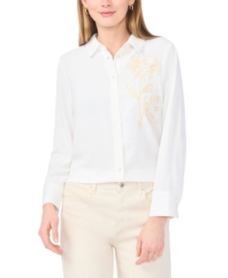 Женская рубашка Vince Camuto с длинным рукавом