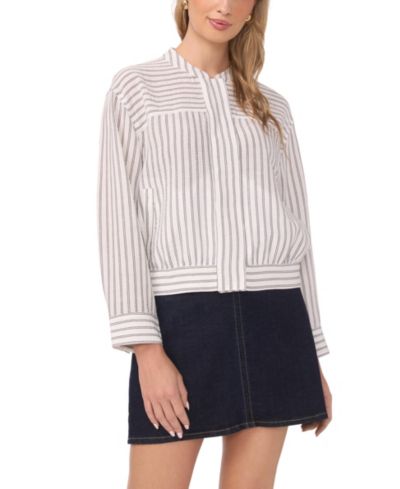 Vince Camuto Women's Snap Front Bomber Jacket
