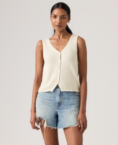 Женский хлопковый жилет Levi's® Premium Sleeveless V-Neck