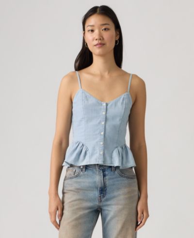 Levi's® Premium Women's Monet Floral Sleeveless Blouse