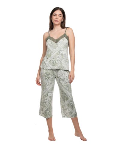 Женский комплект Linea Donatella V-Neck Cami Top и брюки