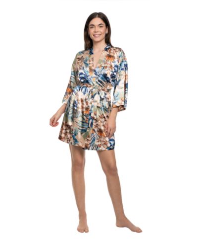 Linea Donatella Women's Printed Self-Tie Wrapper