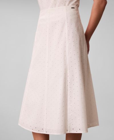 Calvin Klein Women's Classic Fit Pull-On Midi Skirt