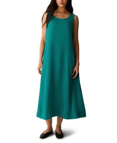 Женское макси-платье Eileen Fisher Ballet Neck