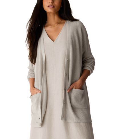 Eileen Fisher Women's & Plus Size V-Neck Cardigan