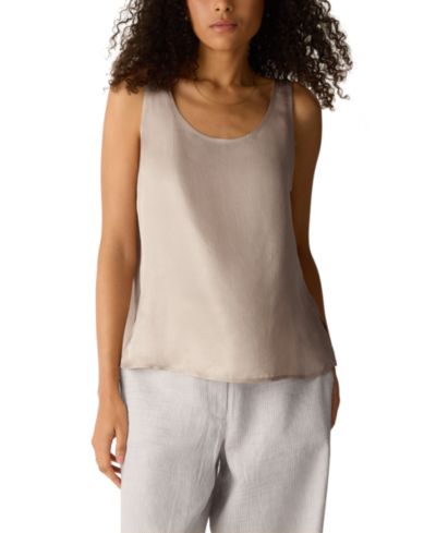 Женский топ Eileen Fisher Plus Size с блеском