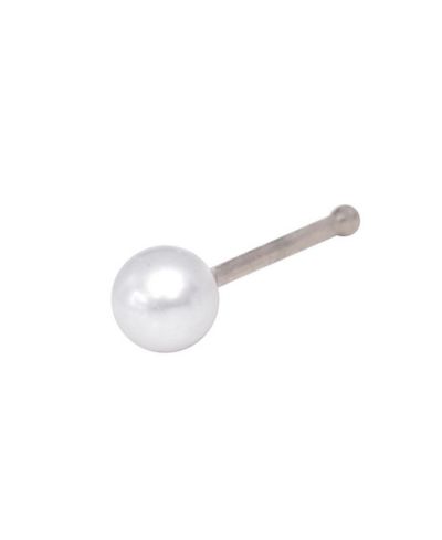 Curata Jewelry гвоздик для носа Curata Jewelry 14K Yellow or White Gold 3mm 20 Gauge Freshwater Cultured Pearl