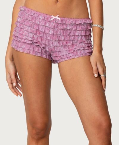 Женские шорты Edikted Shailee Ruffled