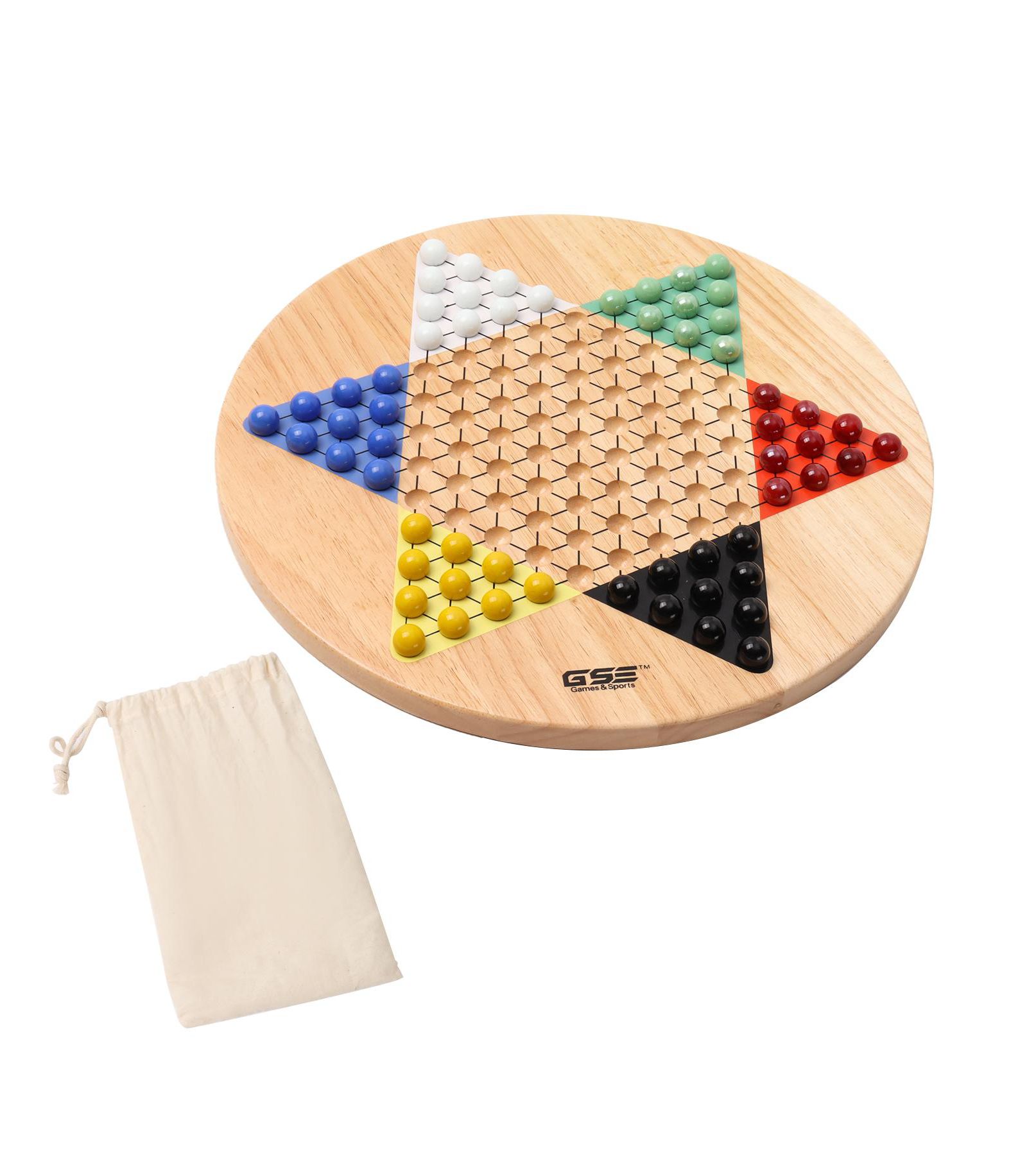 Набор для игры в китайские шашки GSE Games & Sports Expert 15" Oak Wood