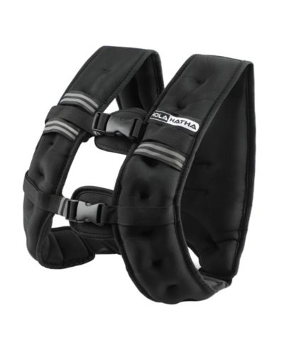 HolaHatha Weighted Vest for Running with Reflective Stripes and Elastic Straps