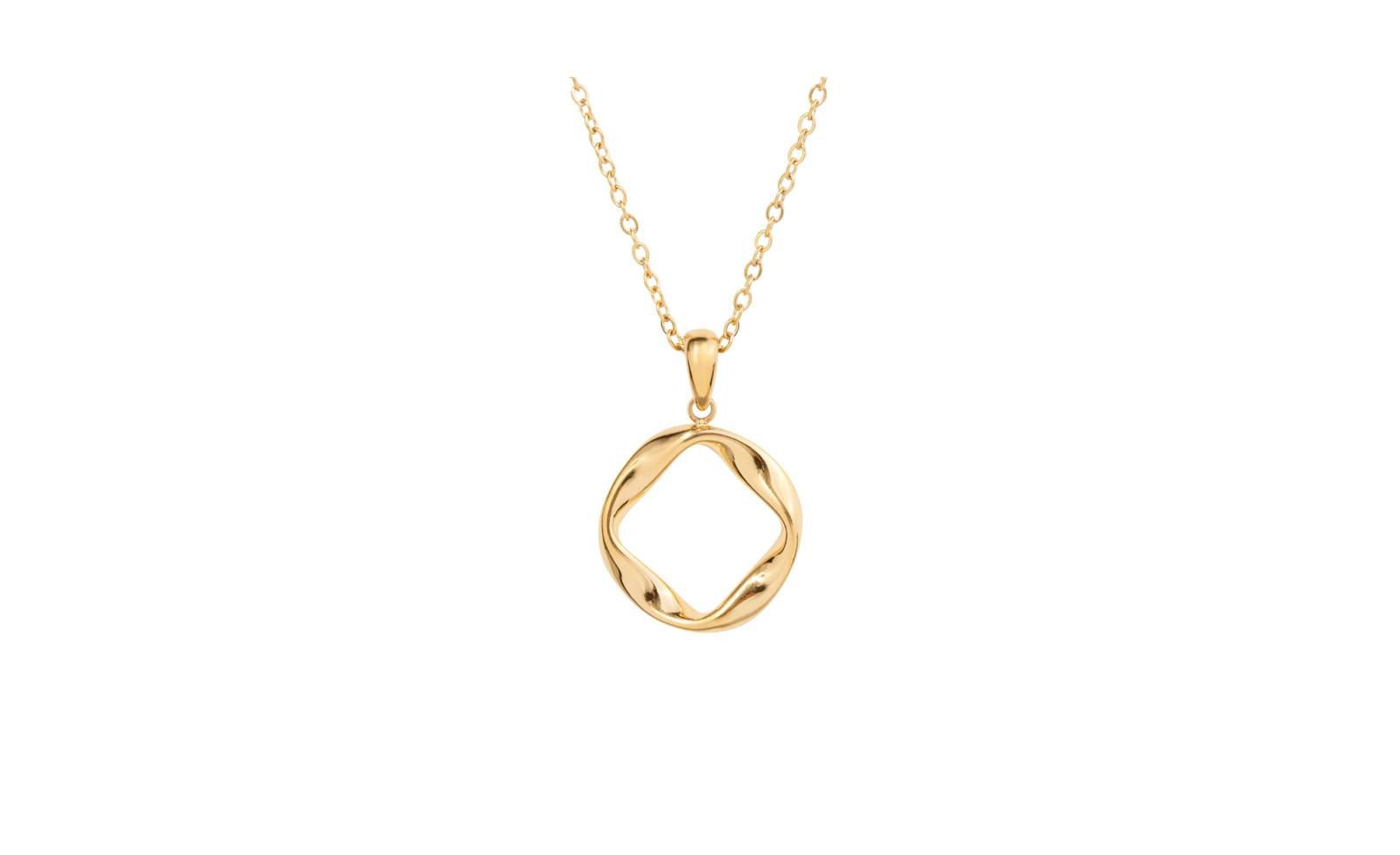 Подвеска-кулон Little Sky Stone Sam Twisted Infinity с покрытием 14k Gold Finish