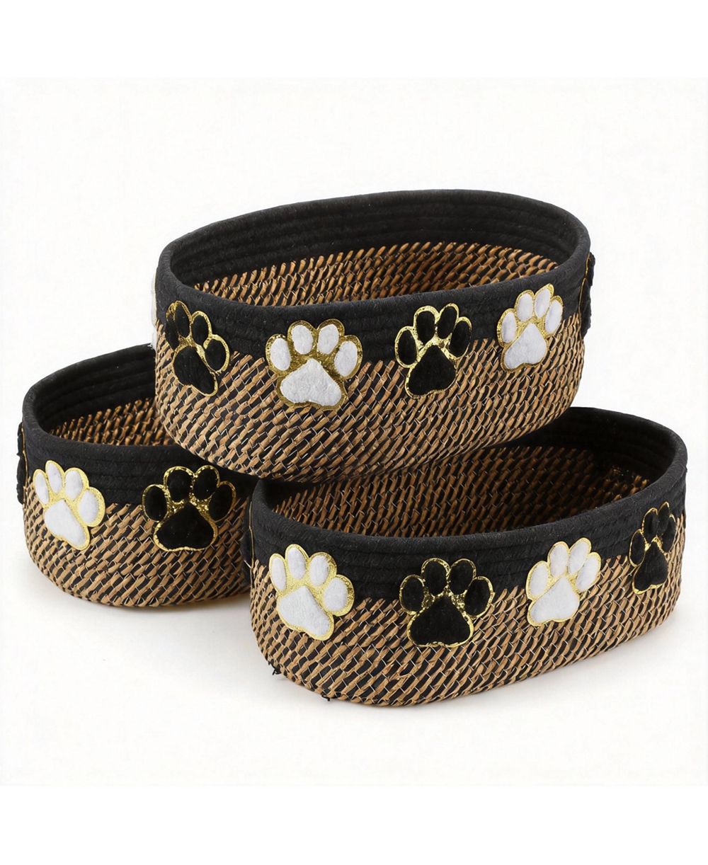 Корзины для хранения YIGII 3 Rectangular Woven Rope