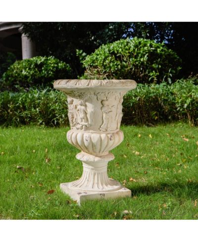 Садовая ваза Streamdale Furniture Elegant antique MGO garden urn