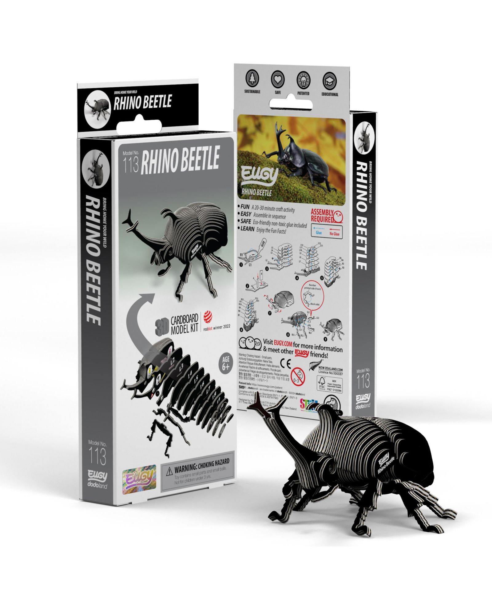3D-пазл Eugy Rhino Beetle