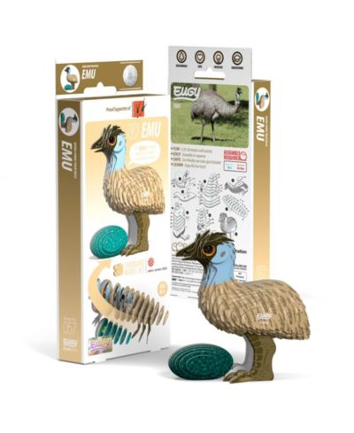 Eugy Emu 3D Puzzle, Ages 6+