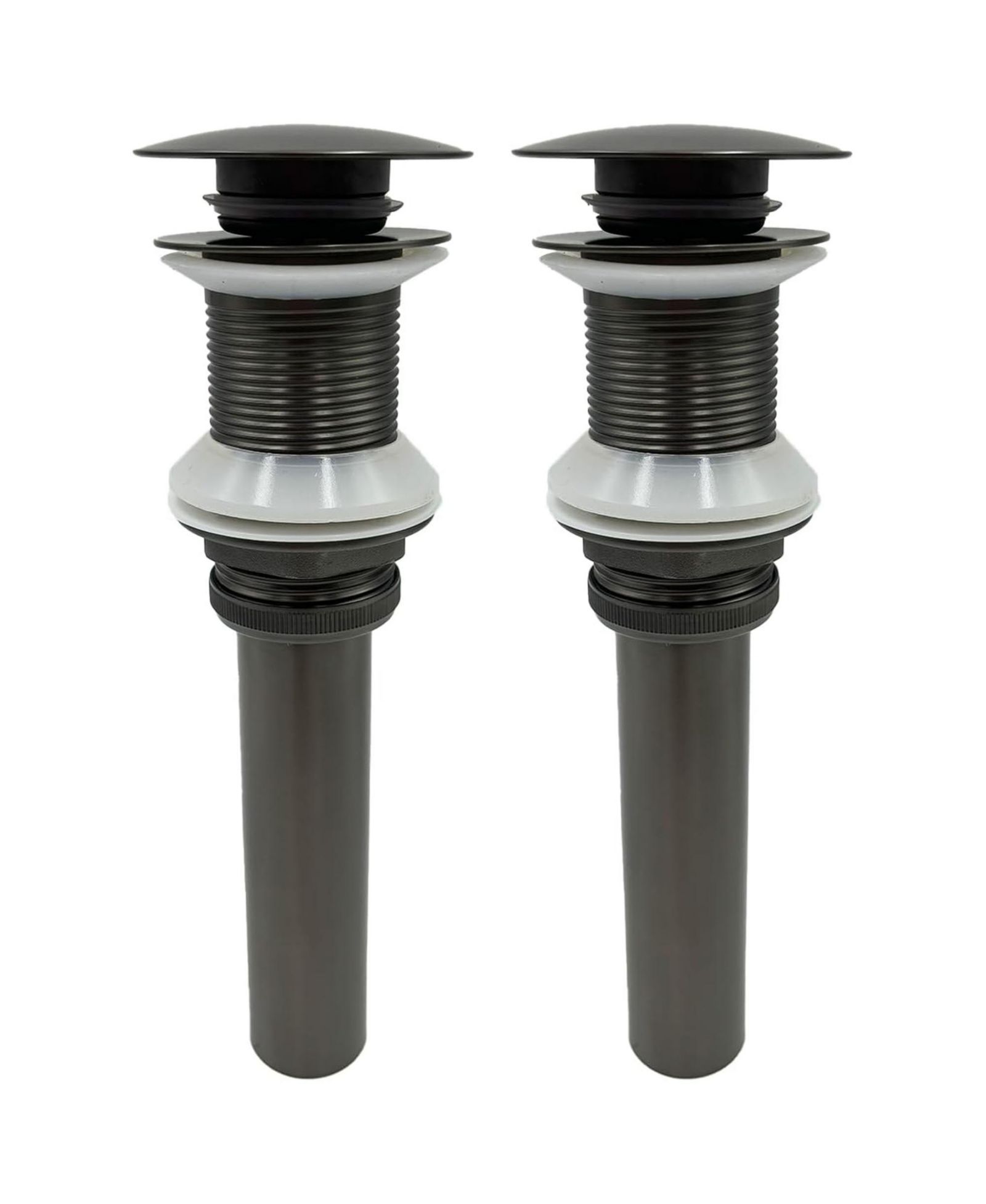 Смеситель для раковины в ванной RAINSKEN 2 Pcs Bathroom Sink Drain без перелива, 304 Stainless Steel Vessel Sink Pop-Up Drain Stopper