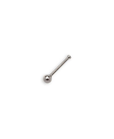 Curata Jewelry  Solid 14k Yellow or White Gold Polished 1.5mm Ball Nose Stud Piercing
