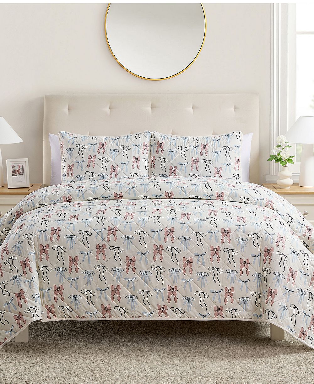 Комплект постельного белья VCNY Home Ribbon Pinsonic, King
