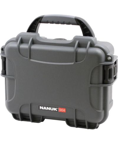 Nanuk Small Series 904 Waterproof Protective Case for Mirrorless Cameras or 2-Way Radios
