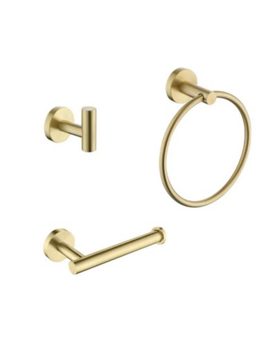 Набор сантехники RAINSKEN 3-Piece Brushed Gold Stainless Steel