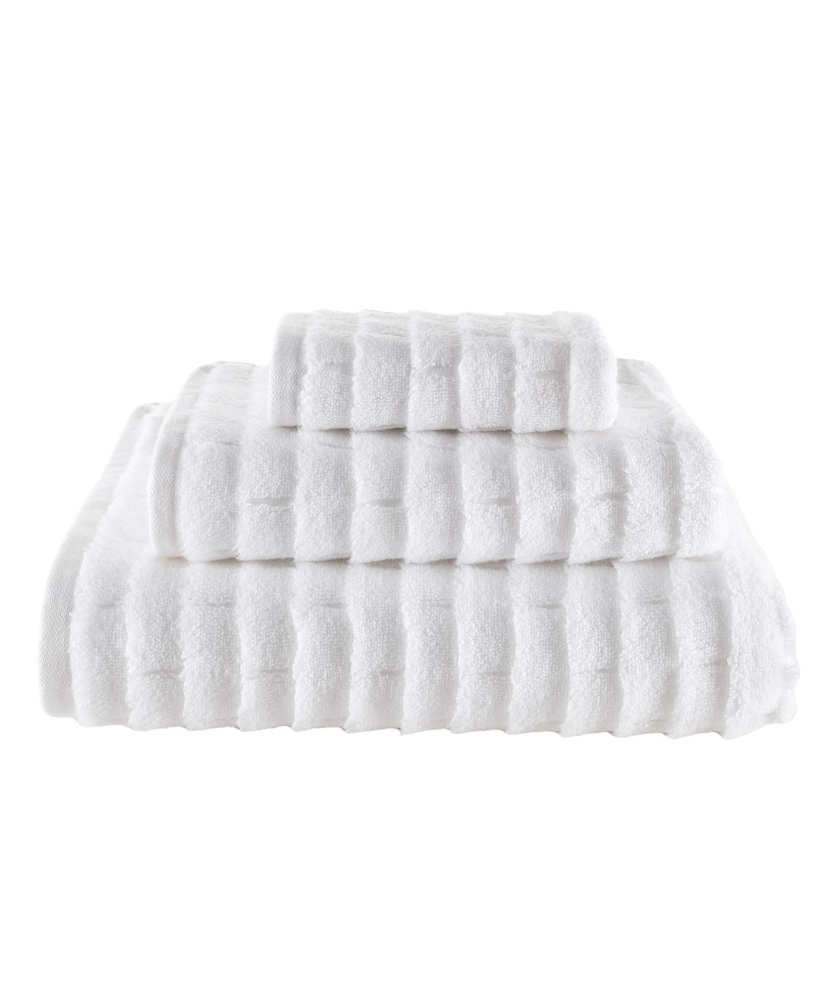 TALESMA Subway Tile Textured Cotton 3-Pc. Bath Towel Set