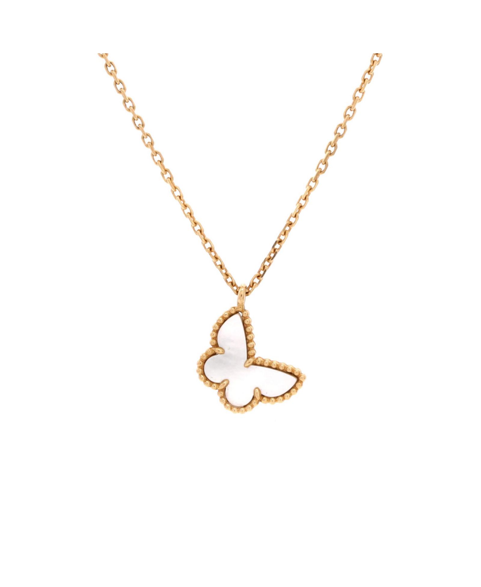 Ожерелье Van Cleef & Arpels Sweet Alhambra Butterfly Pendant Pre-Owned