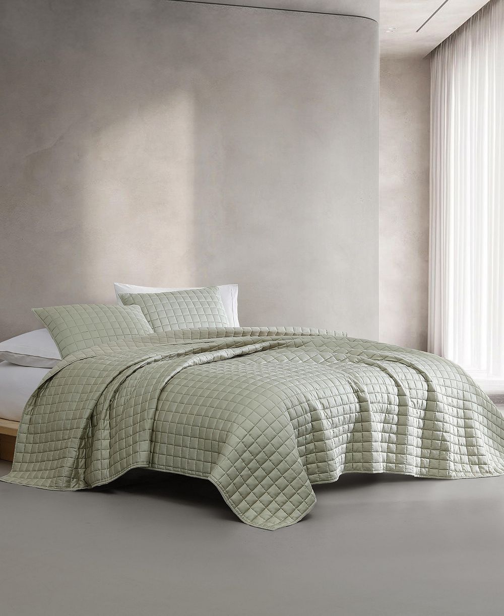 Calvin Klein Tencel Solid Reversible 3-Pc. Quilt Set, King