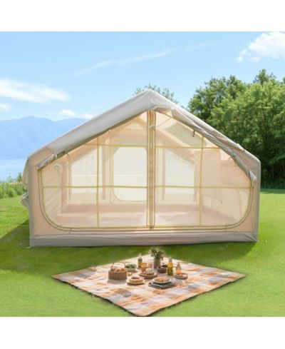 Streamdale Furniture 4 Season Inflatable Camping Tent, Waterproof, Windproof, Skylight, Mesh