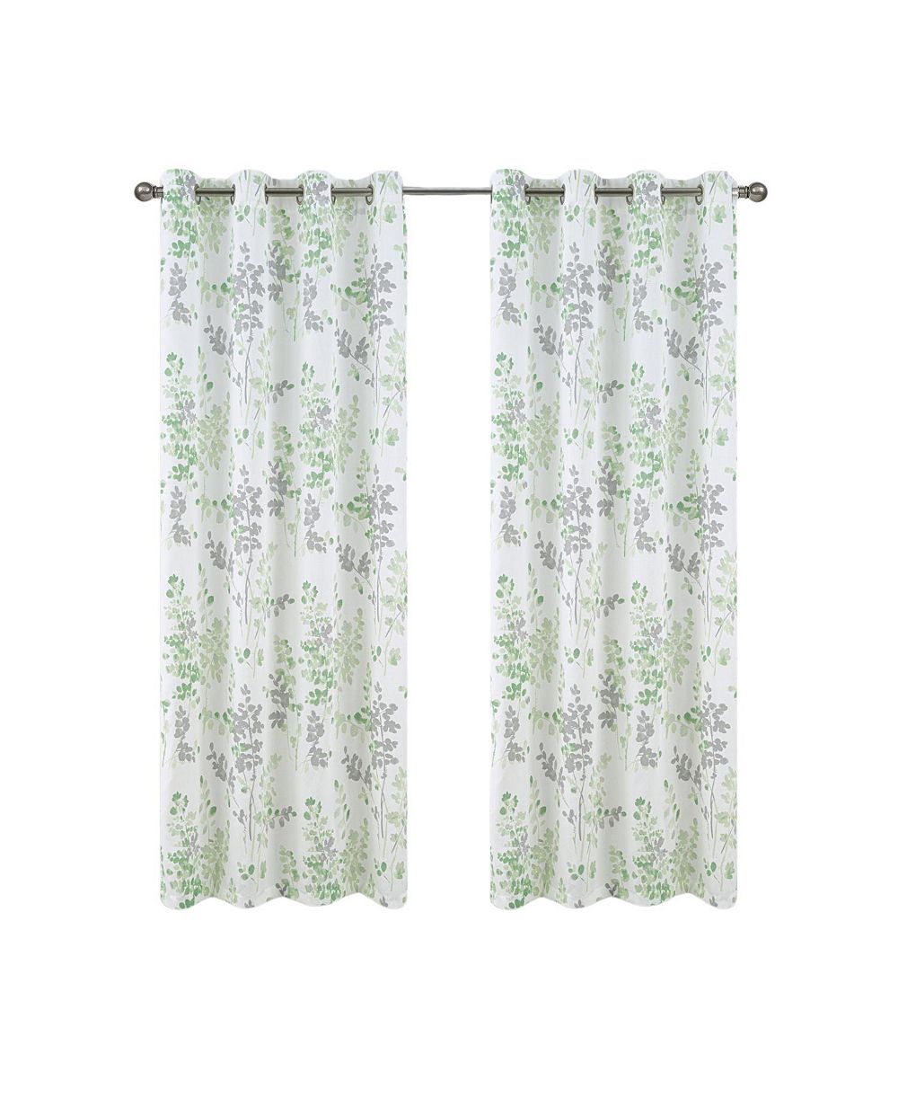 Штора Olivia Gray 100% Polyester 140 GSM Aiden Printed Textured Grommet Curtain Panel