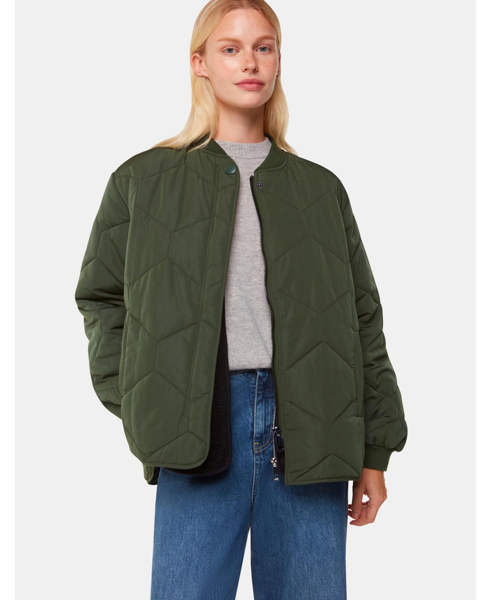 Короткое стеганое пальто Whistles Women's Ida