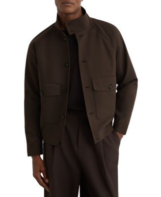 Мужская куртка REISS Romano Cotton-Blend Harrington