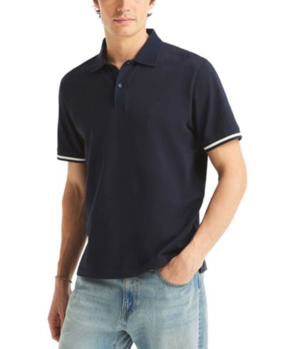 Мужская рубашка-поло Nautica Short-Sleeve Compact Seersucker