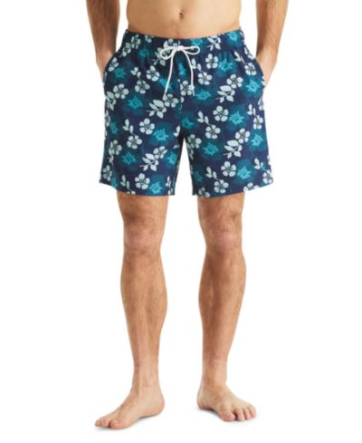Мужские плавательные шорты Nautica 7" Floral Print Full Elastic Boxer Liner