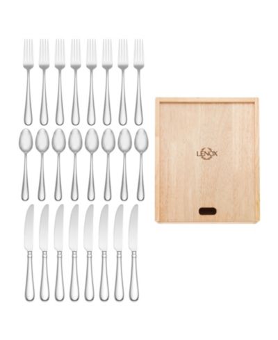 Набор столовых приборов Lenox Studio 1414 Mirror 24-Pc. с кейсом