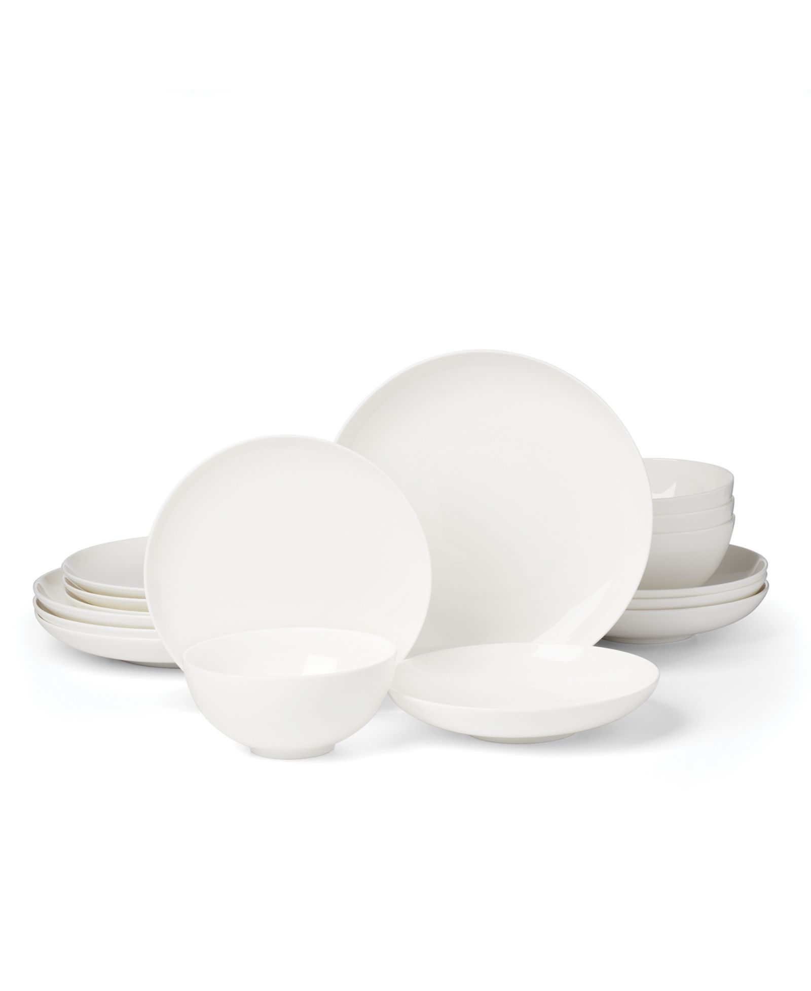 Набор столовой Lenox Studio 1414 Bone China Coupe 16-Pc. Dinnerware Set