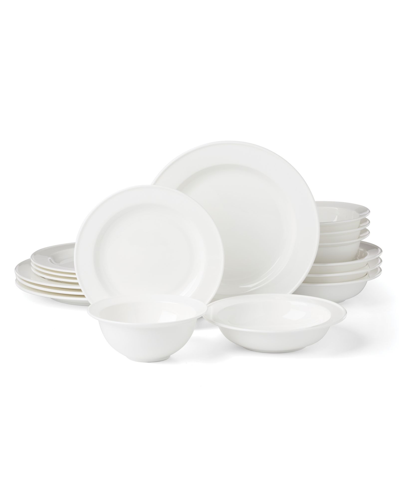 Lenox Studio 1414 Bone China Rimmed 16-Pc. Dinnerware Set, Service for 4