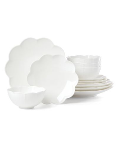 Набор столовой Lenox Studio 1414 Bone China Scallop 12-Pc.