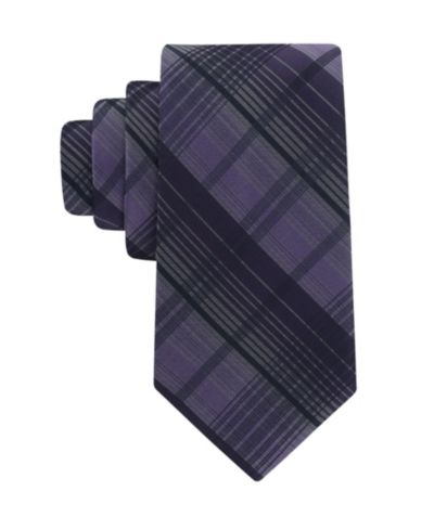 Calvin Klein Men's Priscille Plaid Tie