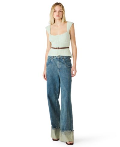 Steve Madden Women's Preslee Sleeveless Cropped Top