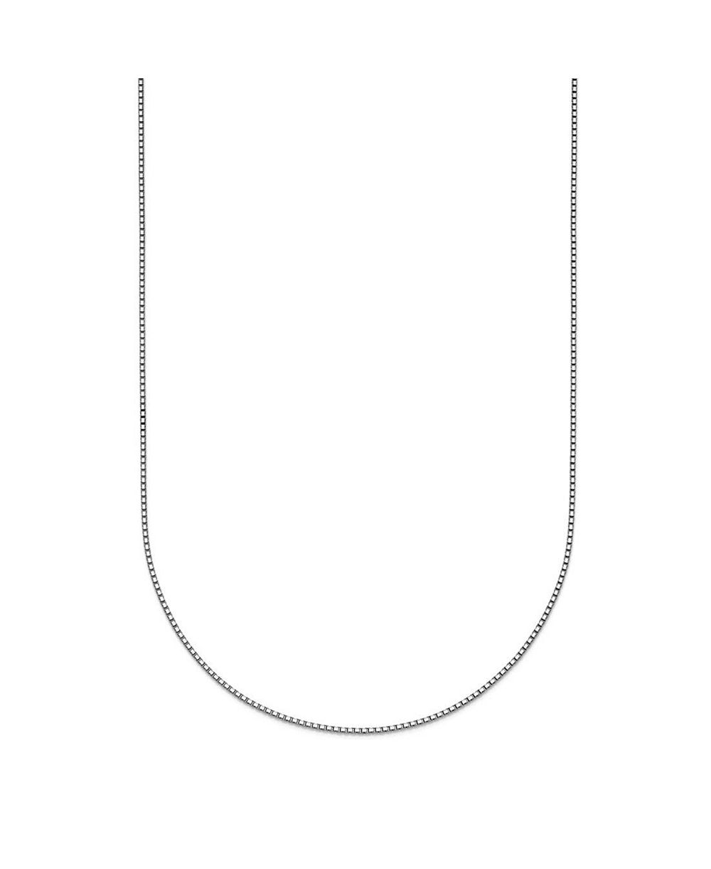 Curata Jewelry Solid 950 Platinum 0.7mm Box Chain Necklace 16-24 Inch Chain Necklace