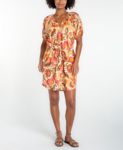 Liverpool Los Angeles Women's Floral Pattern Mini Dress